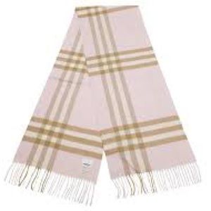 Pink Burberry Scarf
